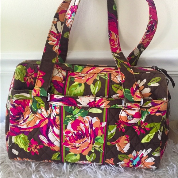 Vera Bradley Quilted Satchel - Picture 3 of 9